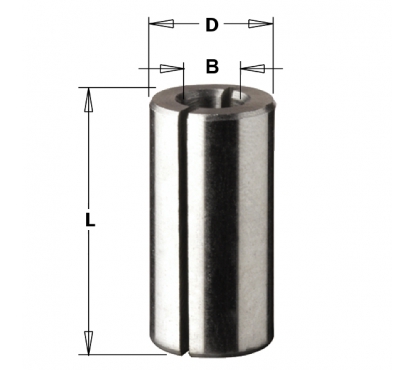 Втулка разрезная СМТ D=8-10 L=25