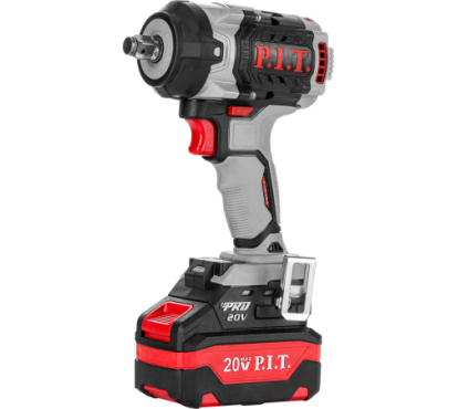 Гайковерт IMPACT аккум. бесщеточный P.I.T. PIW20H-600A/2 (20В, 600Нм, 1/2