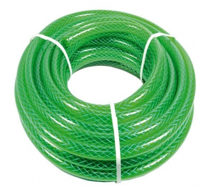 Шланг трёхслойный ПВХ d32мм h4,5мм армированный полиэфирной нитью (зеленый)