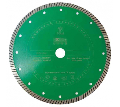 Диск отрезной алмазный специальный HARD GRANITE EXTRA LINE Turbo (250x1,6x7x25,4) DIAM по керамограниту 000475