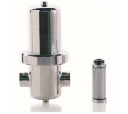 Элемент корпуса стерильного фильтра высокого давления ATS с ручным сливом конденсата FPL 600