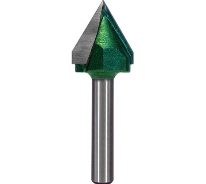 Фреза профильная для фасадов D22xH21xL64 V=60° GREENCUT BX11282 Фреза профильная для фасадов D22xH21xL64 V=60° GREENCUT BX11282