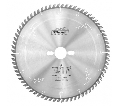 Диск пильный 305х25.4х2.4/2.0х80 α3° WZ DRY CUT Pilana по тонкому цветному металлу, сендвич панелям