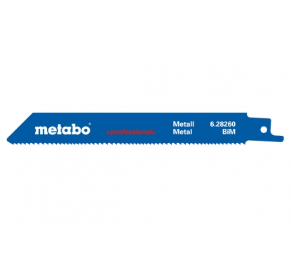 Полотно по металлу для сабельных пил (150 мм; 1.8-2.6 мм) 5 шт. Metabo