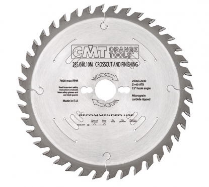 Пильный диск СМТ 500x30x3,8/2,8 10° 15° ATB Z=72 для фанеры, МДФ, ДСП и OSB, чистые края