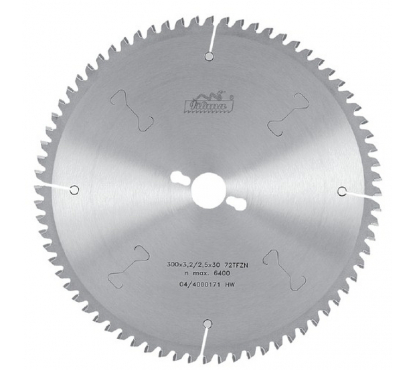 Диск пильный 300x30х4.4/3.2х72 α10° TFZ L HP Pilana по ламинату, ЛДСП, МДФ