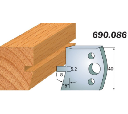 Комплект из 2-х ножей 40x4 SP Комплект из 2-х ножей 40x4 SP
