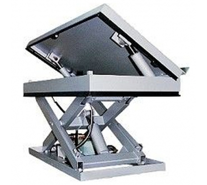 Стол подъемный стационарный 800 кг 438-1570 мм TOR SPT800 с опрокидывающейся платформой
