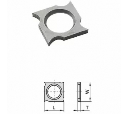 Нож поворотный Ceratizit 18.0x18.0x2.5 KCR08 CTK GR