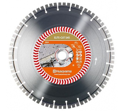Алмазный диск d400мм 25,4/37 Husqvarna ELITE-CUT S45 (Железобетон)