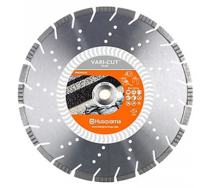 Алмазный диск d400мм 25,4/28 Husqvarna VARI-CUT S65 PLUS (Бетон / Асфальт / Блок твердый)