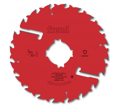 Диск пильный Freud LM02 0100 (D250 B2,8 b2,0 d30 Z16+2 FZ) для многопильного, строгального станка