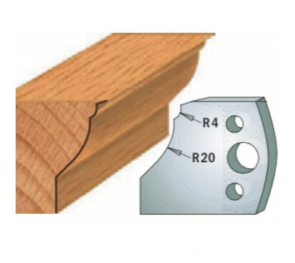 Комплект из 2-х ножей CMT 40x4 SP 690.109