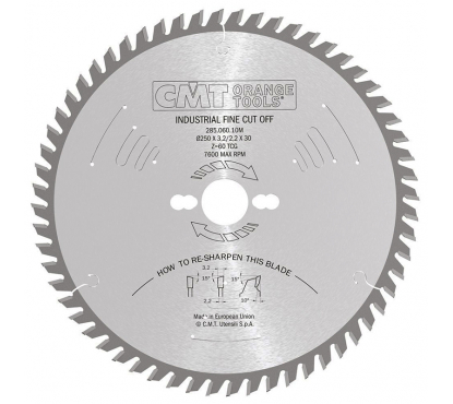 Пильный диск 160X2.2X20 Z28 ATB CMT для древесины, фанеры