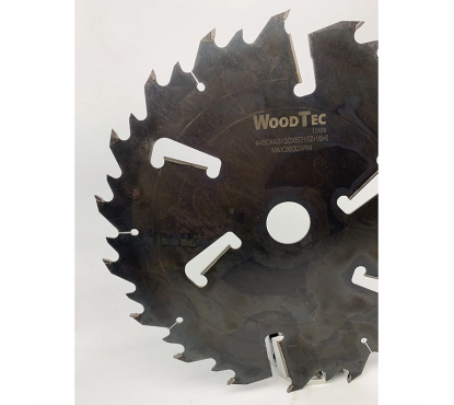 Диск пильный WOODTEC 400 х 50 х 4.4/2.8 z(12+12)+4 для лесопильного и строгального станка