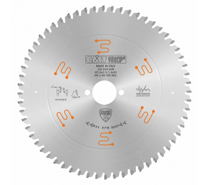 Пильный диск СМТ универсальный 216x30x2,3/1,6 -5гр. ATB Z=60