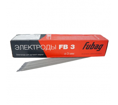 Электрод сварочный с рутиловым покрытием FUBAG FB 3 D3.0 мм (пачка 5 кг)