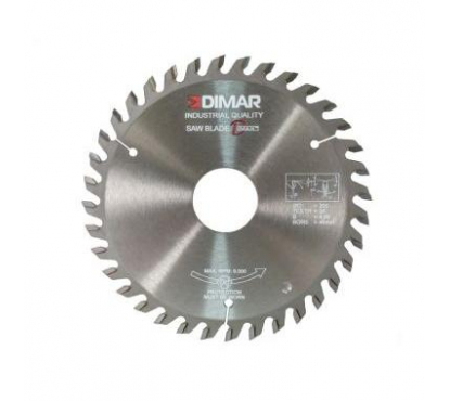 Пила подрезная Dimar 9560265U D200x80x4,4-5,3 Z36 двойной ресурс для пильного центра