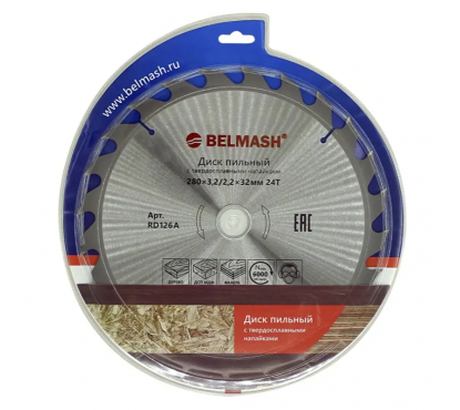 Диск пильный BELMASH 280x3,2/2,2x32/30; 24T