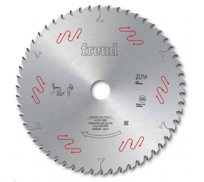 Пильный диск Freud LU1H 1300 D350x3.0x30 Z=84 WZ для древесины с тонким пропилом