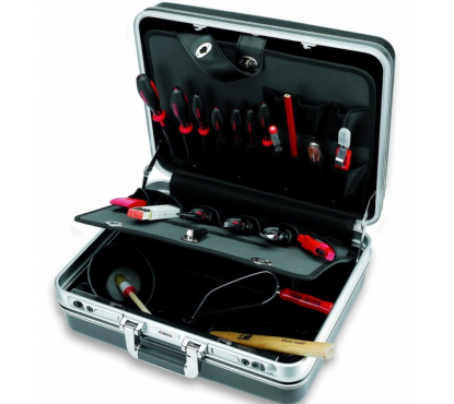 Набор профессионального инструмента CIMCO в пластиковом чемодане для подмастерьев-электриков из 24 предметов 17 0500