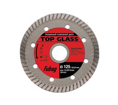 Алмазный диск Fubag Top Glass_ диам. 125/22.2
