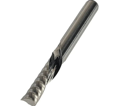 Фреза спиральная для ЧПУ однозаходная Z1 нижний рез D=5x22x45 S=5 Greencut GX5112