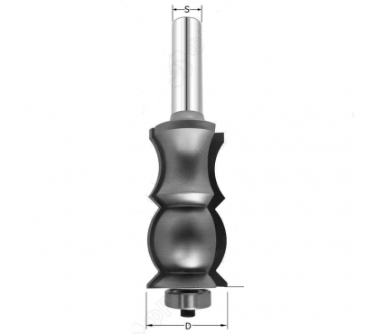 Фреза молдинговая 6 D=28.6x27.2x111 S=12 PROCUT