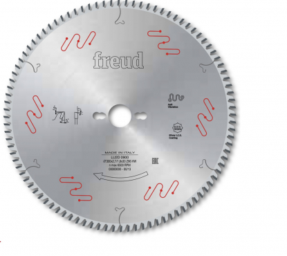 Пильный диск Freud LU2D 0700 D250x2.5x30 Z=80 WZ для деревянных панелей ДСП, ЛМДФ