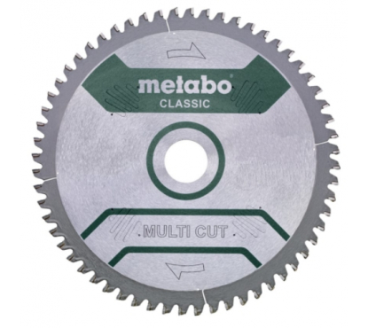 Диск пильный 254x30 60 FZ/TZ 5°neg Metabo MultiCutClassic 628285000