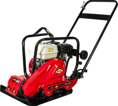 Виброплита прямоходная DDE VP90-HK (Honda GX160.5,5 л.с.,плита 530х500 мм,650 кв.м./час, 92 кг. КОЛЕСА)