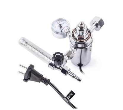 Регулятор расхода газа У-30/АР-40-1P-230В (универсальный, 1 манометр, подогреватель, латунь)