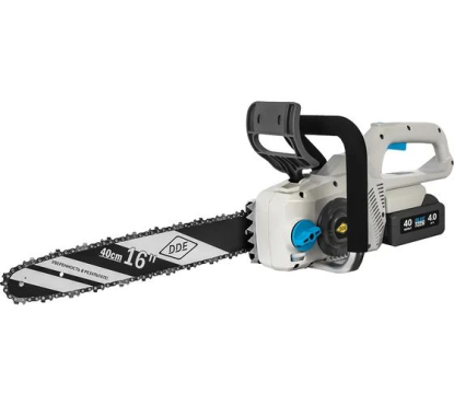Пила аккумуляторная цепная DDE BlueTech CSB 400-16 (40 см, 3/8" 56 1,1, 17 м/с, без ЗУ и АКБ) Пила аккумуляторная цепная DDE BlueTech CSB 400-16 (40 см, 3/8" 56 1,1, 17 м/с, без ЗУ и АКБ)