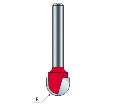 Фреза полукруглая Freud D12,7 l31,7 L71,5 R6,35 S12 Z2