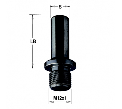 Адаптер СМТ для свёрла с резьбовым креплением S=10 LB=27 LH