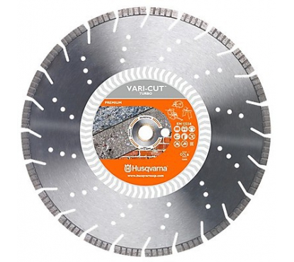 Алмазный диск d350мм 25,4/24 Husqvarna VARI-CUT TURBO S35 (Бетон / Гранит / Камень / Железо)