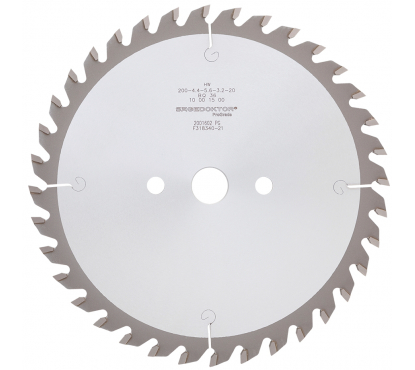 Диск пильный подрезной SAGEDOKTOR (D200 B4.4-5.6/3.2 d20 Z36 BQ10) для станков Schelling