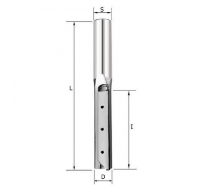 Фреза прямая со сменным ножом Durocut D=12x50x100 S=12 Rotis 181125012