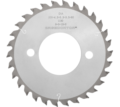 Пила алмазная подрезная SÄGEDOKTOR 150x4.3-5.5x3.5x30x30Z KON-U PCD DiaGrade Hdl=6.0 /Felder/