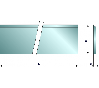 Плоский строгальный нож Freud 610x35x3 CT01M