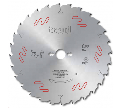 Пильный диск Freud LU1F 0100 D250x2.5/1.6x30 Z=24 WZ для древесины с тонким пропилом