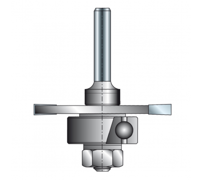 Фреза концевая пазовая Freud D50,8 h5,95 L60,3 S6 Z3