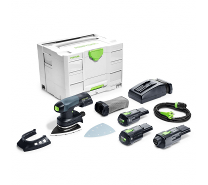 Машинка шлифовальная дельтавидная аккумуляторная FESTOOL DTSC 400 Li 31 I-Set