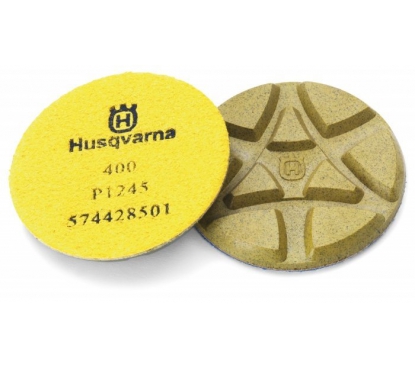 Полировальный диск, Желтый Husqvarna Р1245, 400GR, диаметр 75 мм