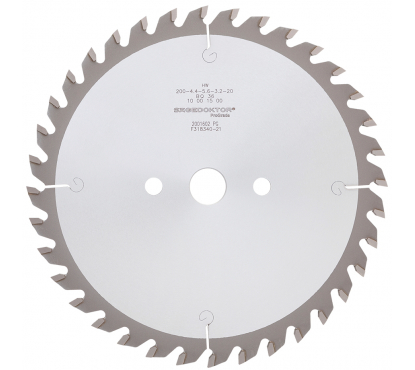 Диск пильный подрезной SAGEDOKTOR (D200 B4.4-5.6/3.2 d50 Z36 BQ10) для станков Kdt