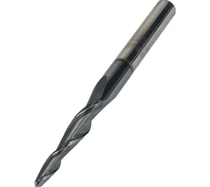 Фреза спиральная коническая для 3D фрезеровки на ЧПУ R1.5x75 S=6 Greencut EX0613