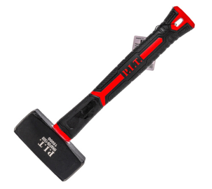 Кувалда c фибергласовой рукояткой P.I.T. ADVANCE HHAF09-1500 (1500/1749г, 285мм, сталь 45) Кувалда c фибергласовой рукояткой P.I.T. ADVANCE HHAF09-1500 (1500/1749г, 285мм, сталь 45)