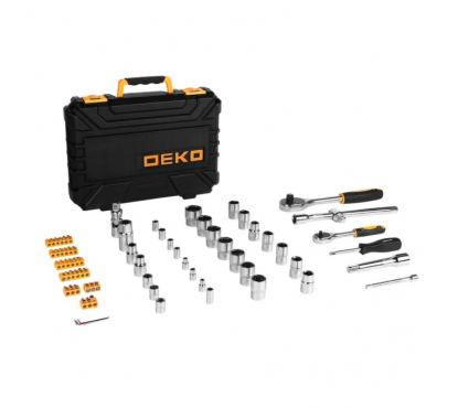 Набор инструмента для авто в чемодане Deko DKMT72 (72 предмета)