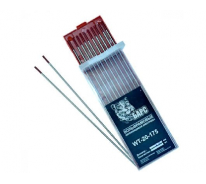 Электроды вольфрамовые WT-20 -175 ф 3,0 мм (красные)