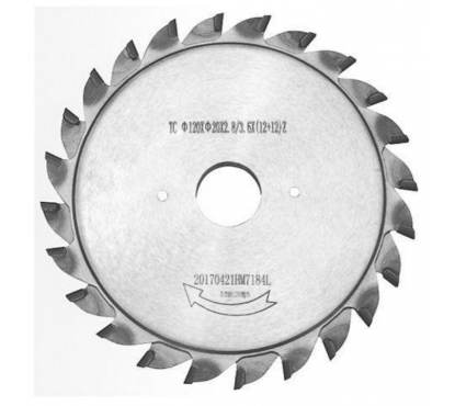 Пильный диск алмазный подрез. составной по ЛДСП, МДФ 120x20x2.8-3.6 Z(=12+12) ATB ROTIS 330.1202024A
